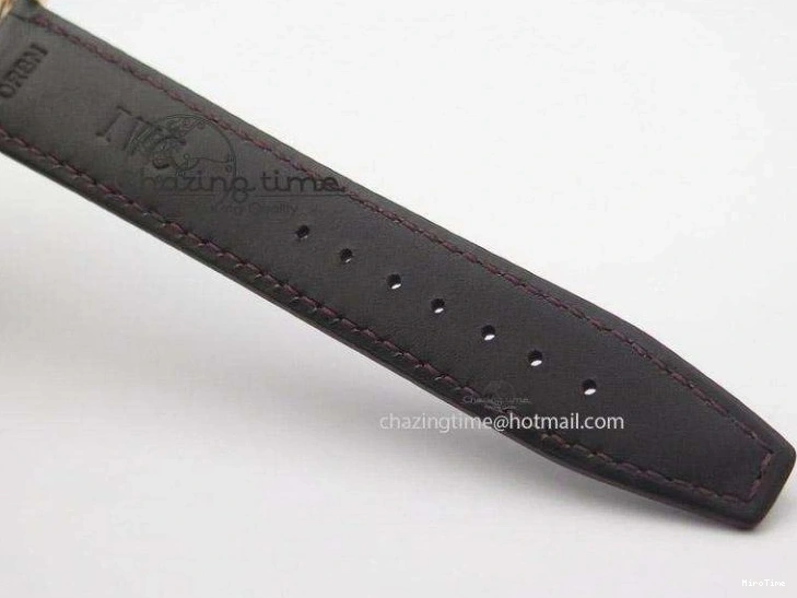 MIROTIME 1223 Modern Portofino SCHAFFHAUSEN RG MKF 1:1 V2 Best Edition White Dial On Brown Leather Strap A 7344